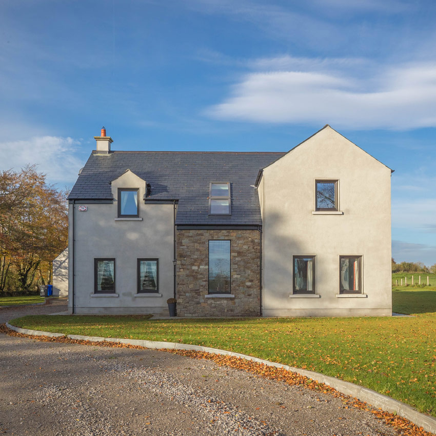 Contemporary Modern House Design by mckenna + associates Trim Co Meath. mckenna + associates Architects & Building Surveyors Trim Meath. Planning Application Meath, Assigned Certifiers, Design Certifiers, Construction Management, michael mckenna, architects trim, Architects Meath.